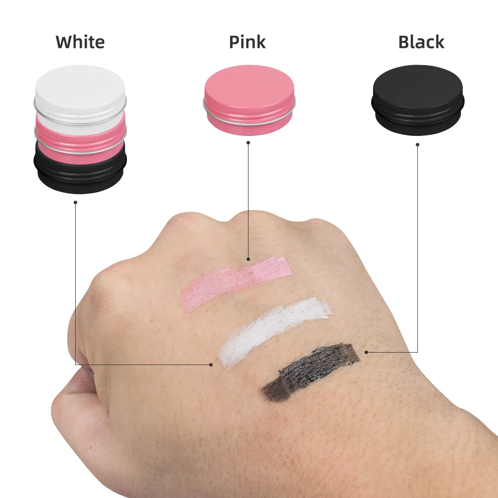 20g Microblading Styling Marking Paste Pigment for Eyebrow Tattoo Lip Bleaching White Pink Black 3 Colors Permanent Makeup Tool