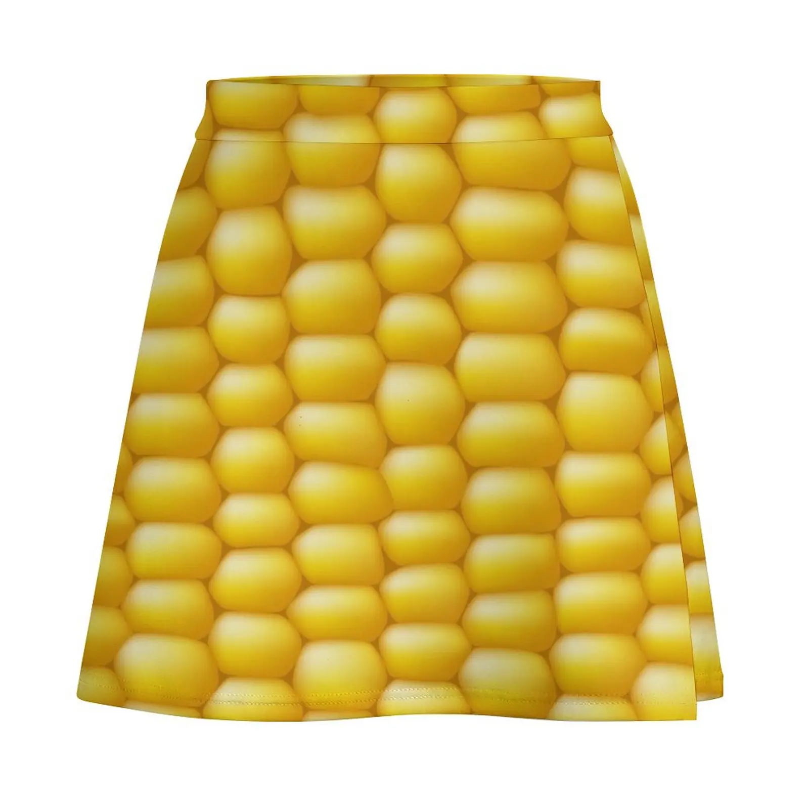 Corn Cob Background Mini Skirt luxury designer clothing women skirt sets Mini Skirt