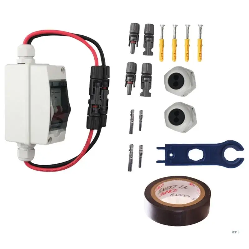 Solar disconnection Switches with 260mm Cable Photovoltaic Isolators Switches Power Disconnection Switches Simple Operate