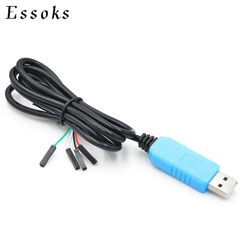 Модуль адаптера преобразователя PL2303 PL2303HX/PL2303TA USB в RS232 TTL с пыленепроницаемой крышкой PL2303HX для кабеля arduino