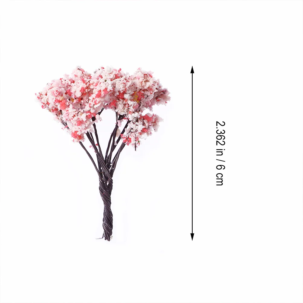 

6Pcs Simulation Tree Mini Landscape Realistic Micro Landscape Succulent Plants Accessories for Terrarium Garden Decorations