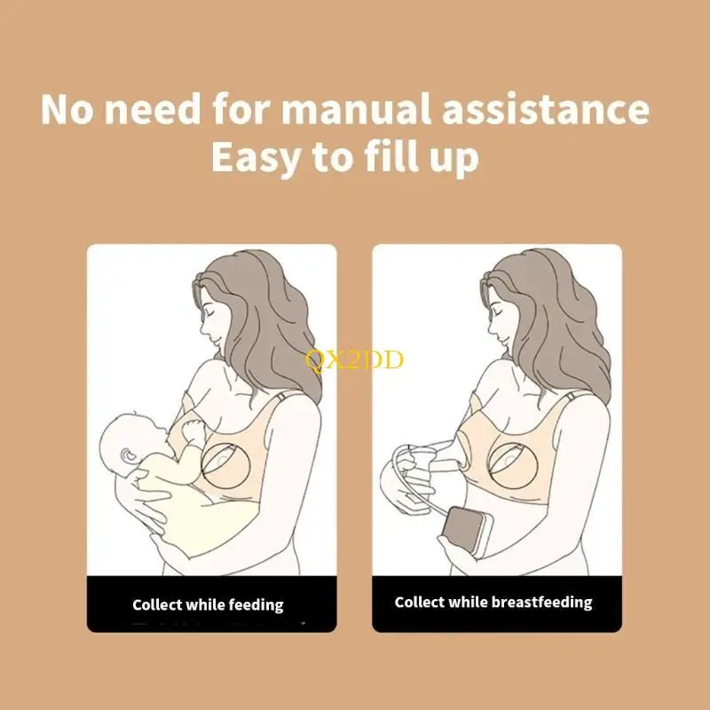 QX2D Bộ sưu tập sữa mẹ Collector Collector cho các bà mẹ làm việc và đi du lịch