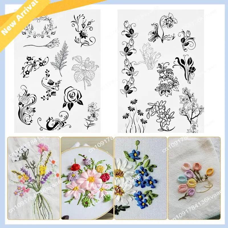 M01K Stick & Stitch Embroidery Paper For Embroidery Dissolvable Embroidery Transfer For Transferring Embroidery Patterns