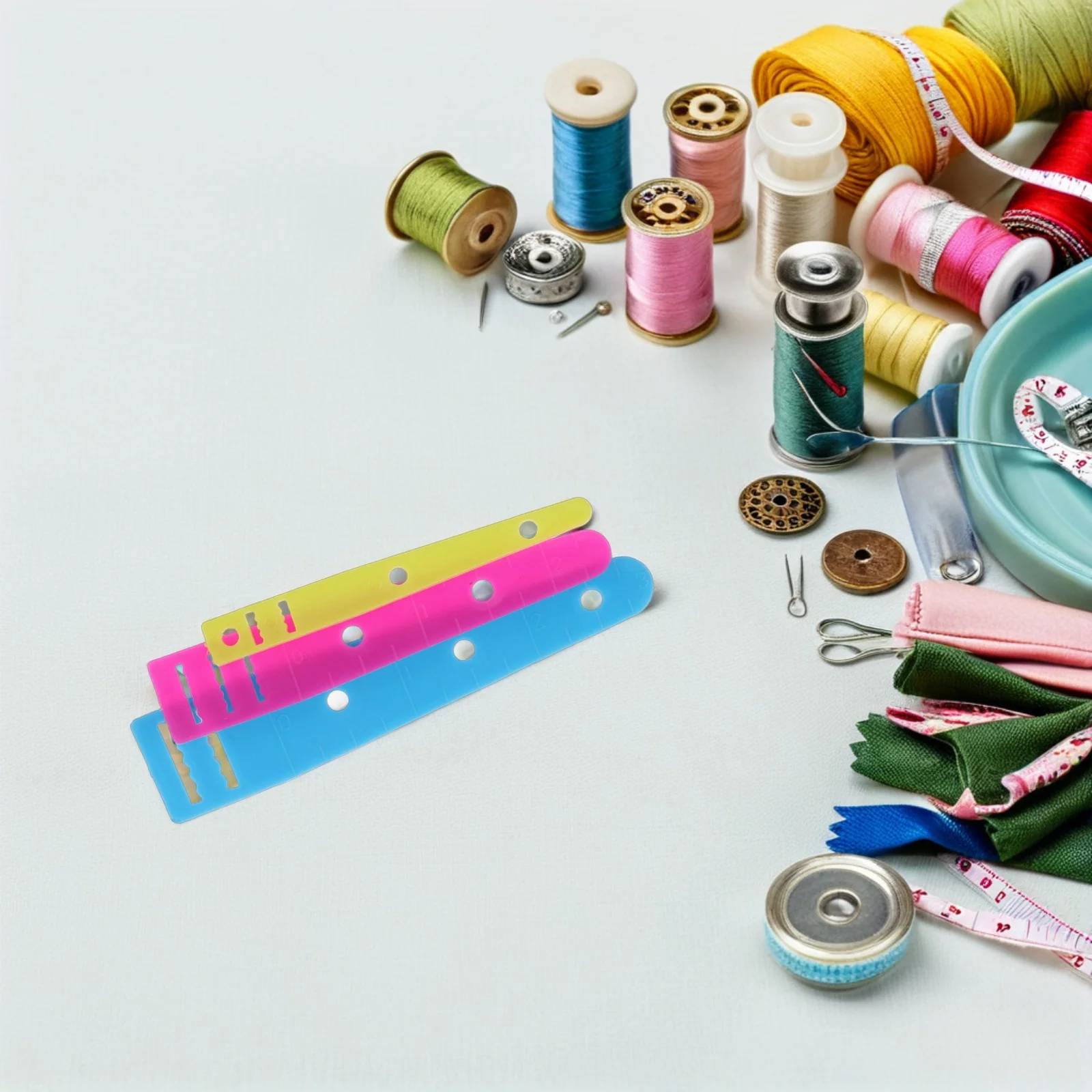 

30pcs Drawstring Threader Tool Set: 3-Color Plastic Inserter For Elastic Band Replacement Hoodie Pants Cord Threading Sewing