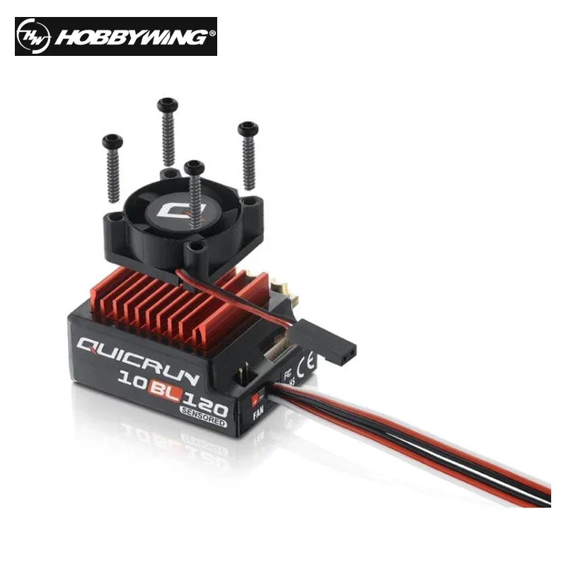 Hobbywing QuicRun Sensored 10BL120 120A /10BL60 60A 2-3S Lipo Brushless ESC for 1/10 Touring Car/Buggy / F1 / Drift Car