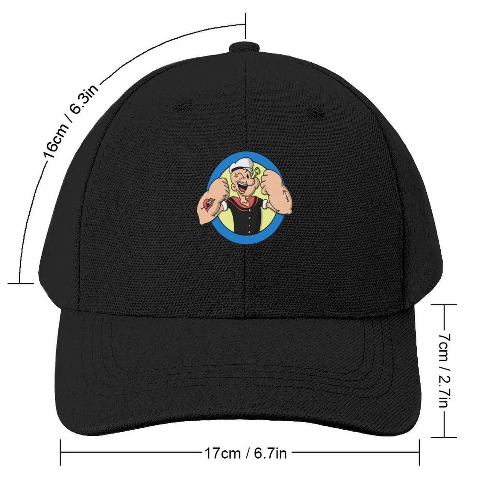 Popeye Baseball Cap Luxury Brand Luxury Cap Mens Women's