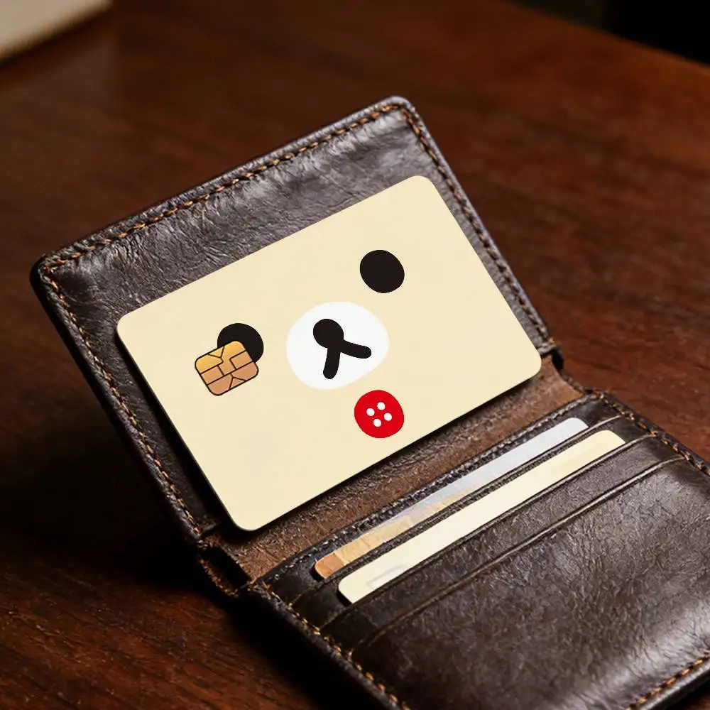 Niedlicher Cartoon R-Rilakkuma Bestseller Deko Exquisiter Kartenaufkleber für Debit- und Kreditkarten Skin-Cover Geschenk für Studenten – Detail 8
