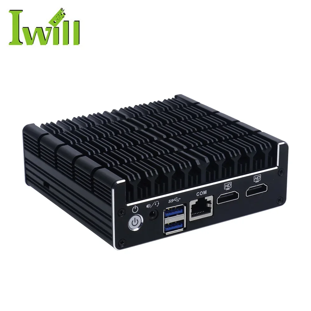 OEM multi port lan card NUC-C3L4 mini wifi router with AES-NI J3160 quad core as a server