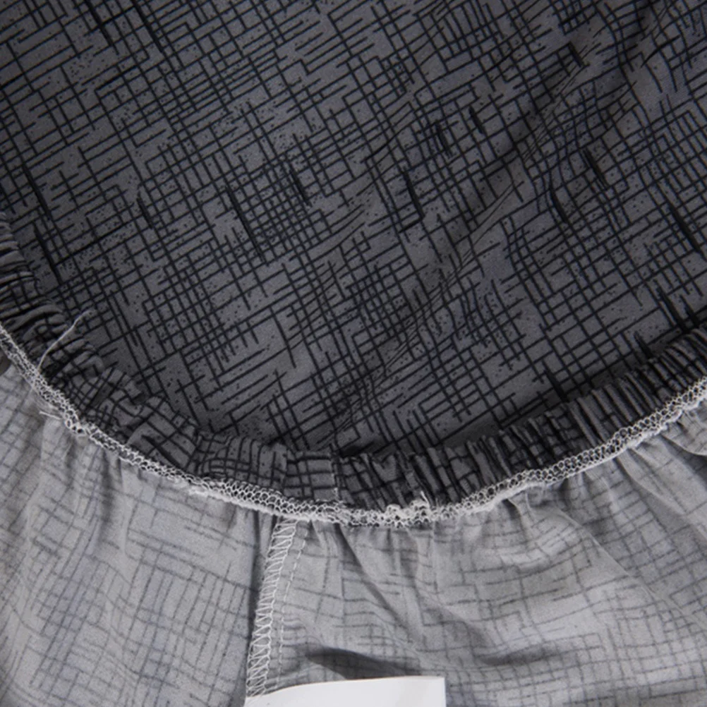 

4pcs Stretchy Chair Cover Elastic Polyester Seat Protector For Dining Room Banquet Party Wedding Event Use Dark Grey