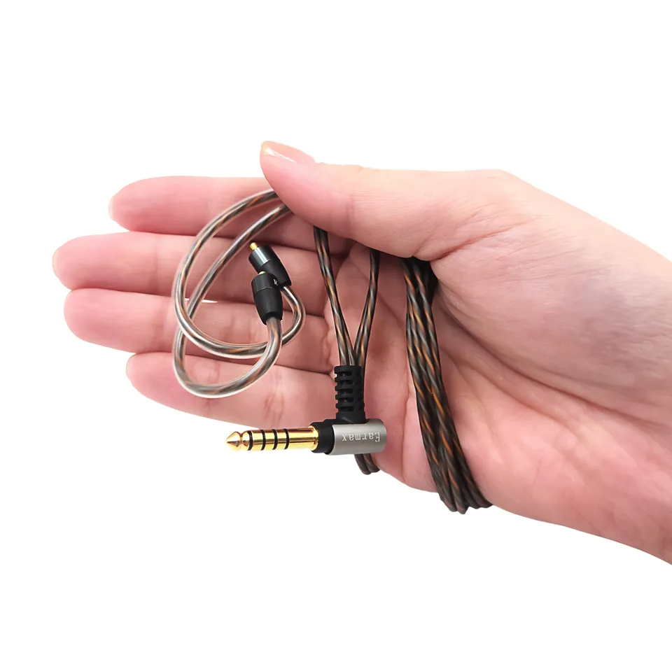 4.4mm バランスOCCオーディオケーブル シュアSE535 SE846 SE425 SE315