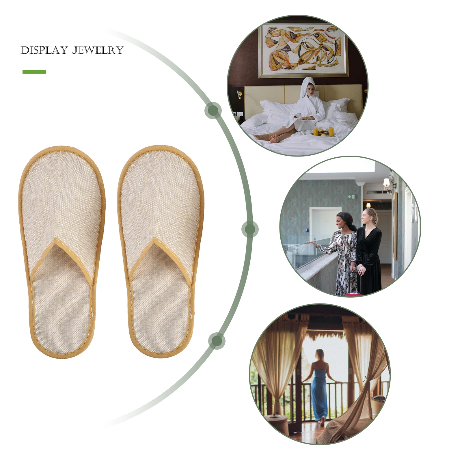 

10 Pairs Disposable Slippers Home Indoor Non-Slip One Time Eva One-off Travel