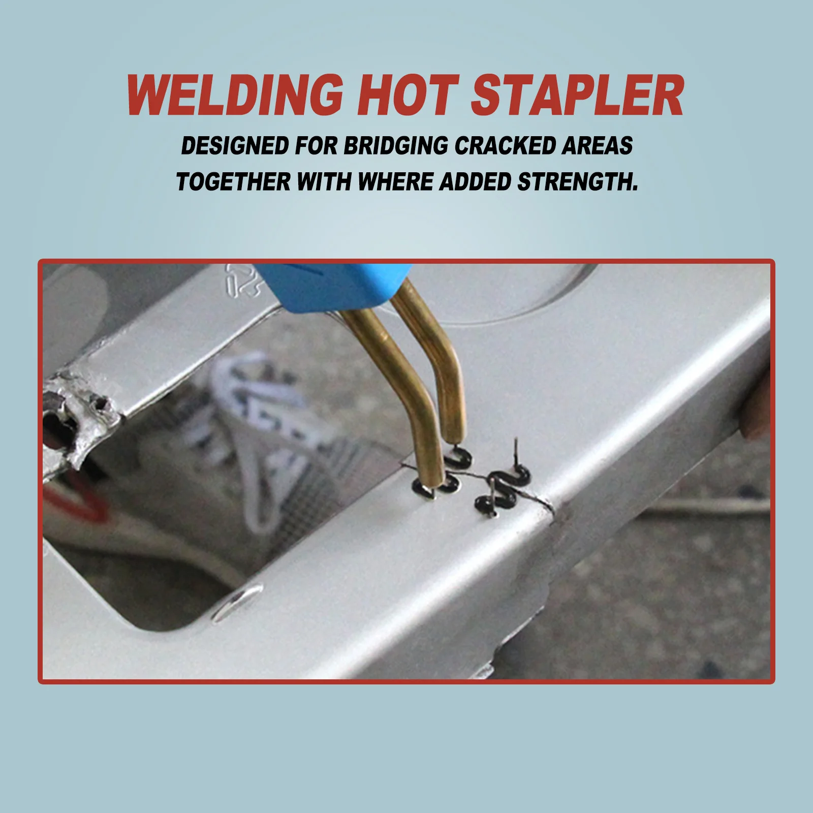 

600Pcs Automotive Welding Hot Stapler Bumper Repairing Rods Plastic Welding Tools Bumper Repairing Rods Hot Stapler