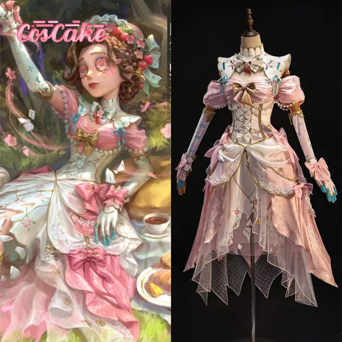 Anime Cosplay Lolita - Kostum Cosplay Dokter dari Identity V,