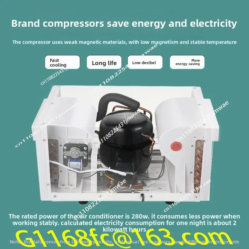Factory Price Portable Mobile Home Air Conditioner System 5-8 Cubic Meters Floor Mounted Pet Friendly Easy Install For Home part