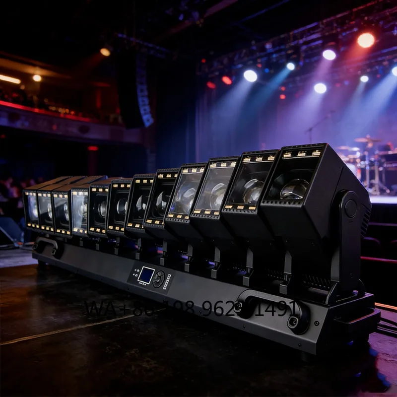 

Independent Moving Head Beam Wash Light Bar High Brightness Ring LED DJ Stage Club Event Lighting