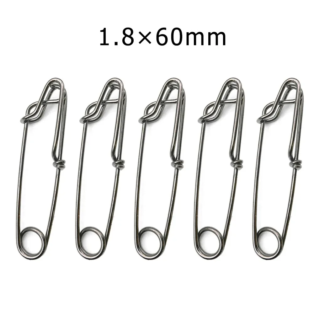 5Pcs Long Line Clips Snap Swivel Longline Branch Hanger Tuna Fishing Connectors Sharking Tuna Fishing Carp Fishing Accessories