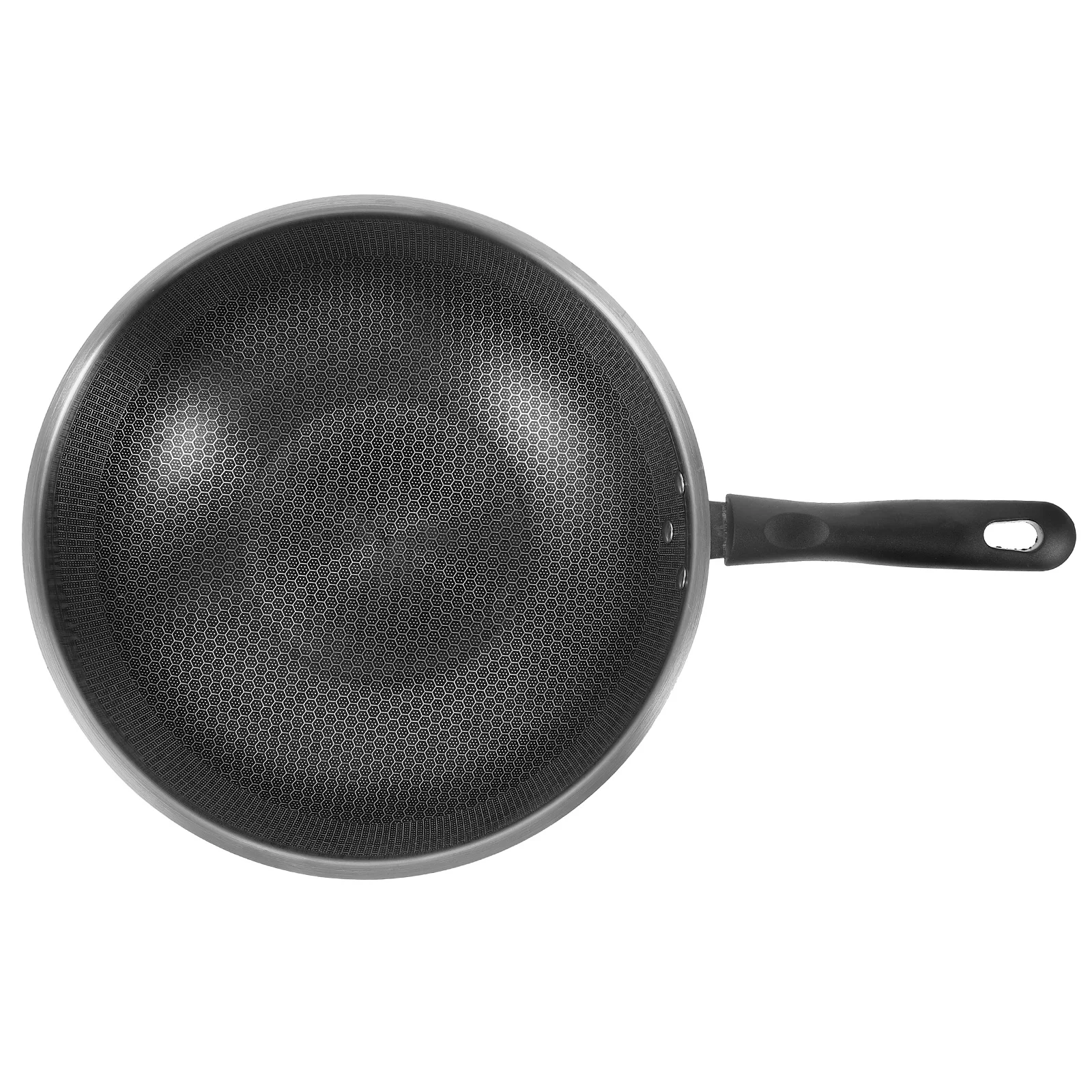 

Stainless Steel Frying Pan Honeycomb Non-Stick Surface Bakelite Handle Small Egg Fry Pan For Kitchen Cookware Breakfast