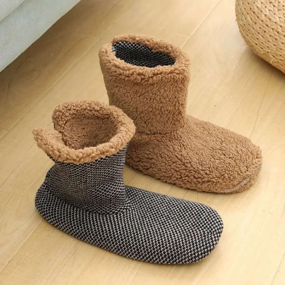 

Модные толстые термоноски, противоскользящие полосатые тапочки для сна, трикотажные чулочно-носочные изделия, зимние теплые носки, подарки