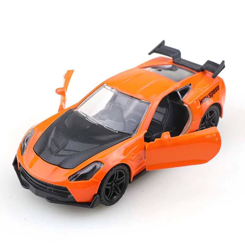 (bagged) 1:36 Metalowy Model Samochodu Wyścigowego Sportowego z Napędem Pull Back, Kolekcja Ozdób, Zabawki dla Chłopca