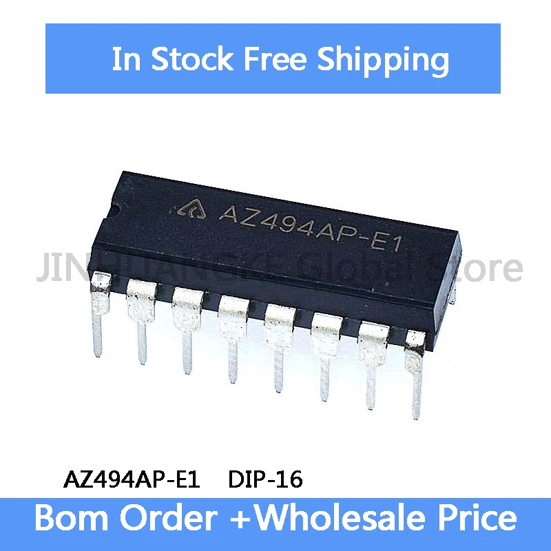 10Pcs AZ494AP AZ494AP-E1 AZ494  DIP-16 IC Chipset In Stock Wholesale