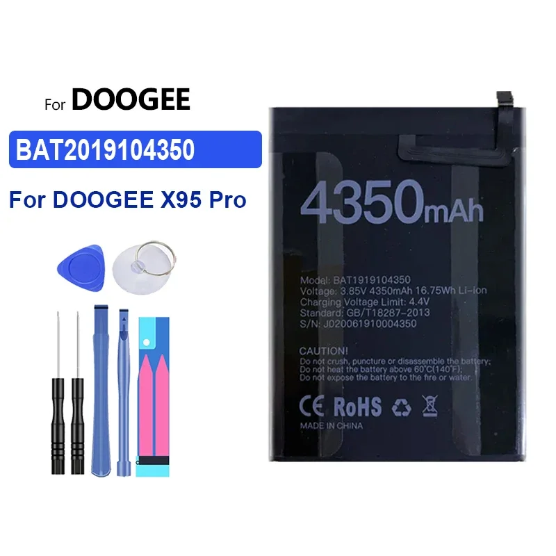 Bateria para Doogee X3 X53 X55 X60 X60L X7 X7S X9S X11 X10 X90 X20 X30 X50 X70 Y8C X93 (X6 X9 X95 X97 X98 X5 X96) Max Mini Pro