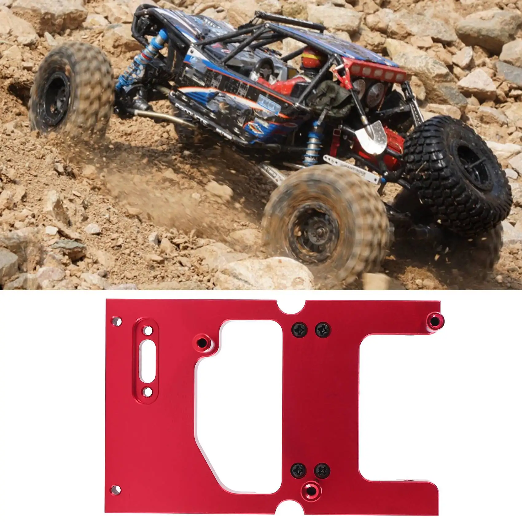 قوس تثبيت ثابت لسيارة الصليب الأحمر ، توجيه مستودع المؤازرة ، أحمر ، Wpl B14 B24 C14 C24 Q65 MC D90 D99S Mn45