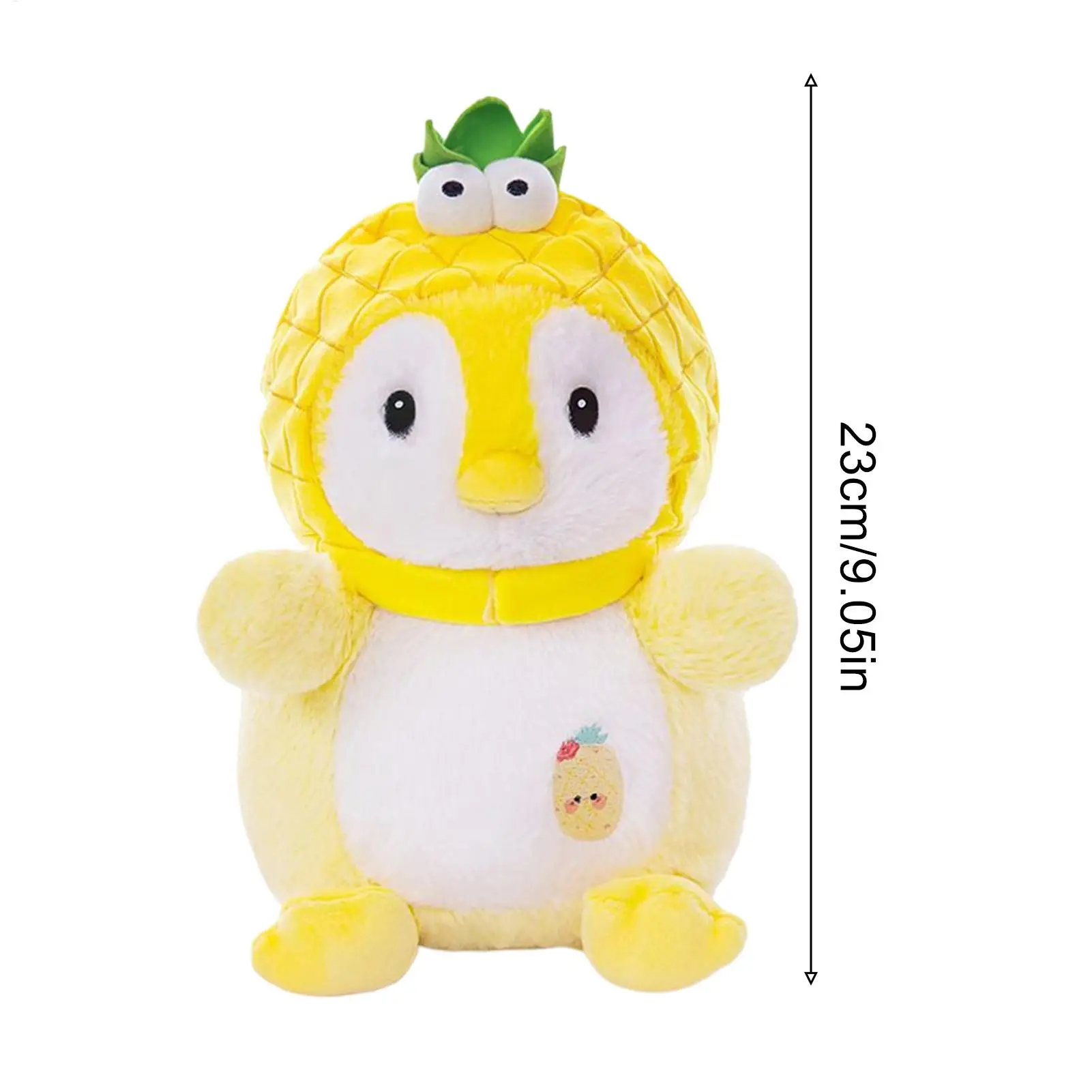 Pingüino de peluche, pingüino de fruta, muñeco de peluche, muñeco de animales de dibujos animados para niños, adolescentes, adultos, coleccionistas, hora de juegos, dormitorio de guardería