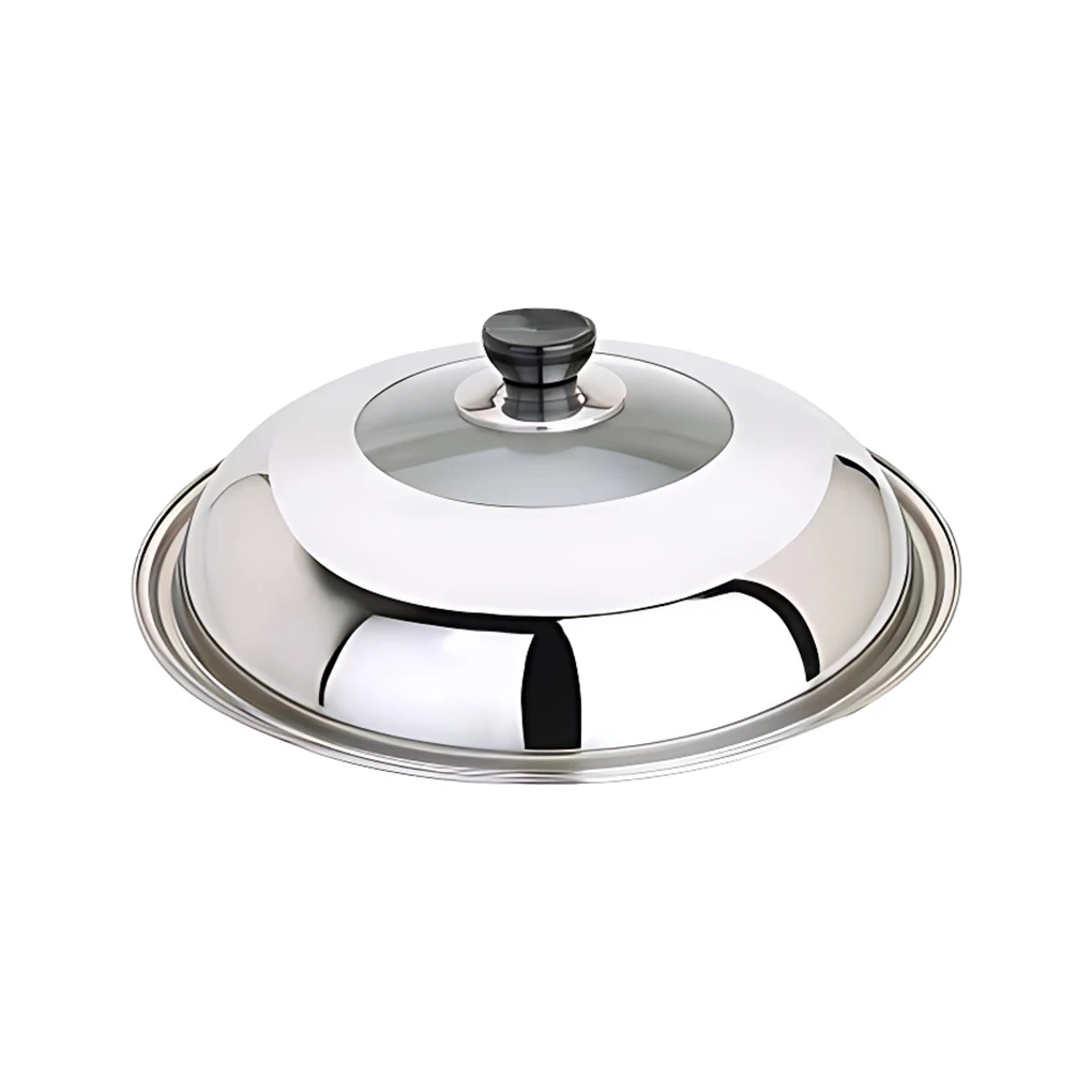 Durable Stainless Steel Cooking Pot Cover Visible And Explosion-proof Stainless Steel Pot Lid