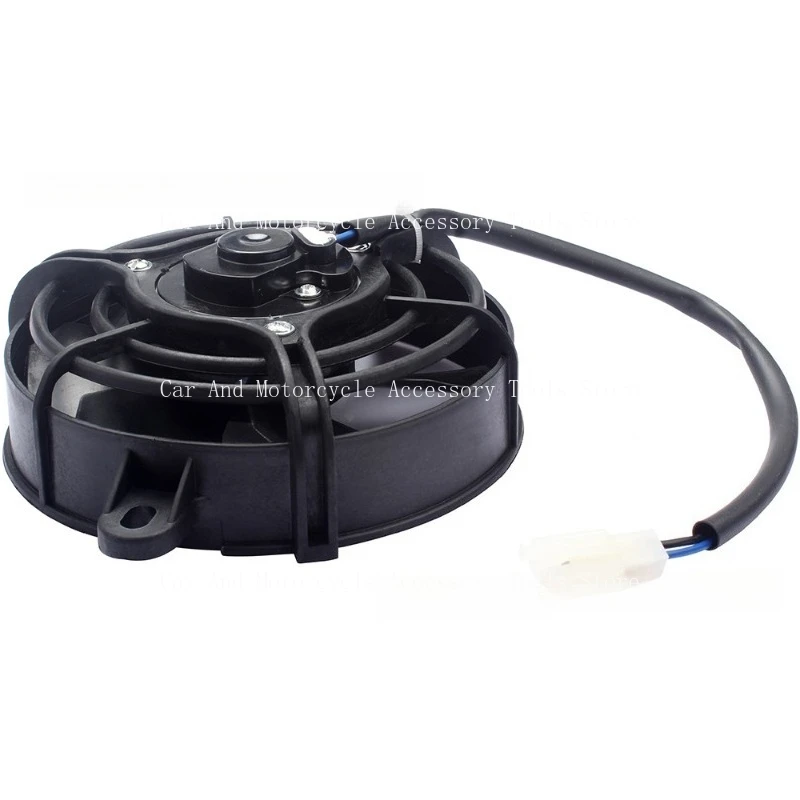 ATV Four-wheel Beach Bike Motorcycle Go Kart Accessories Suitable For 150-250cc Water-cooled Tank Oil Cooler Fan Radiator view 5
