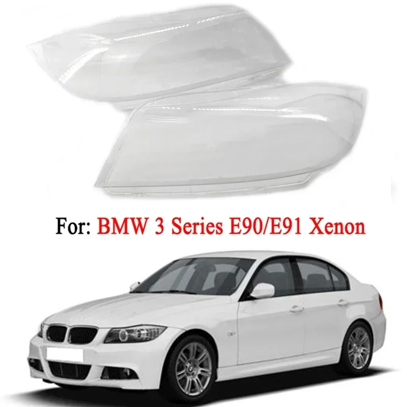 

Xenon Headlight Caps for BMW 2005-2012 E90 E91 318 320 325 328 335 Lampshade Headlamp Shell Headlight Cover Lens Plexiglass