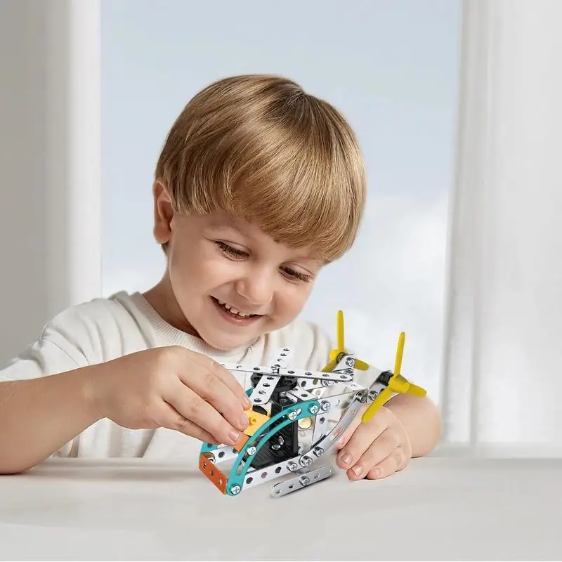 Speelgoed Helikopters Diy Assemblage 3d Kids Vliegtuig Model Speelgoed Kids Educatief Vliegtuig Constructie Speelgoed Mechanische Stijl Ornament