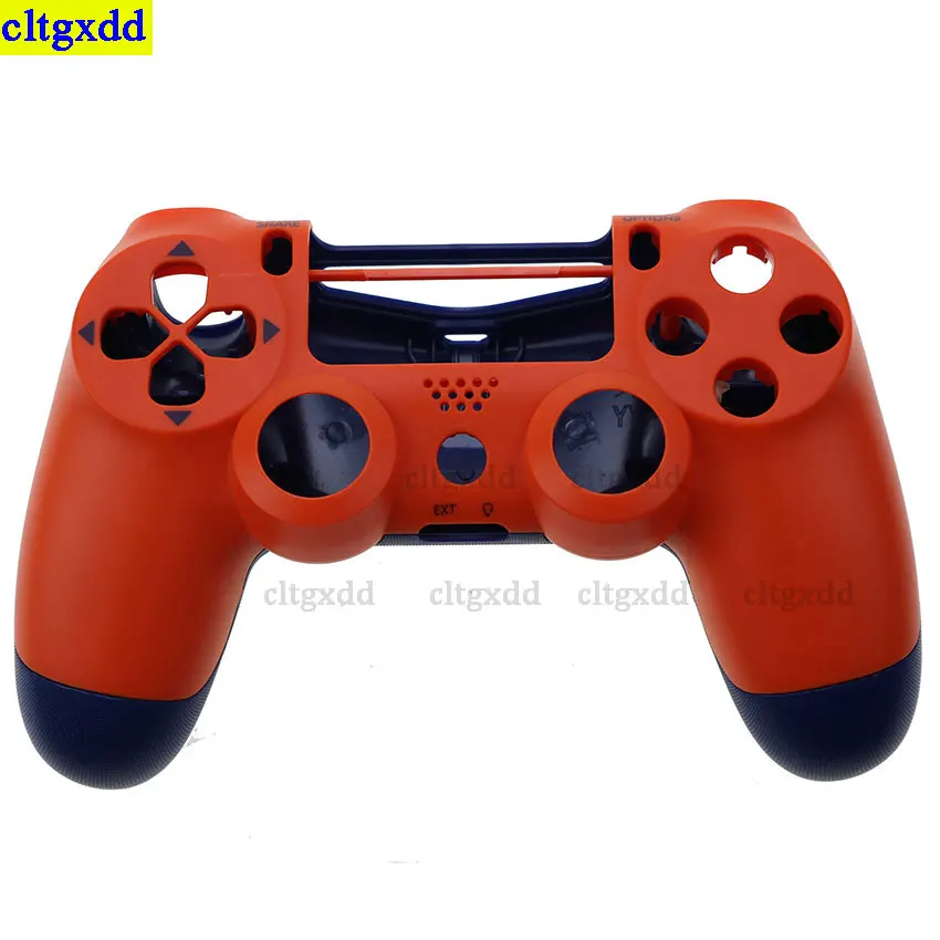 Cltgxdd 1 Set Cocok untuk PS4 Game Controller JDS-055 JDM-050 JDM-055 MOD Game Perbaikan Kit Lengkap Shell DIY Pengganti