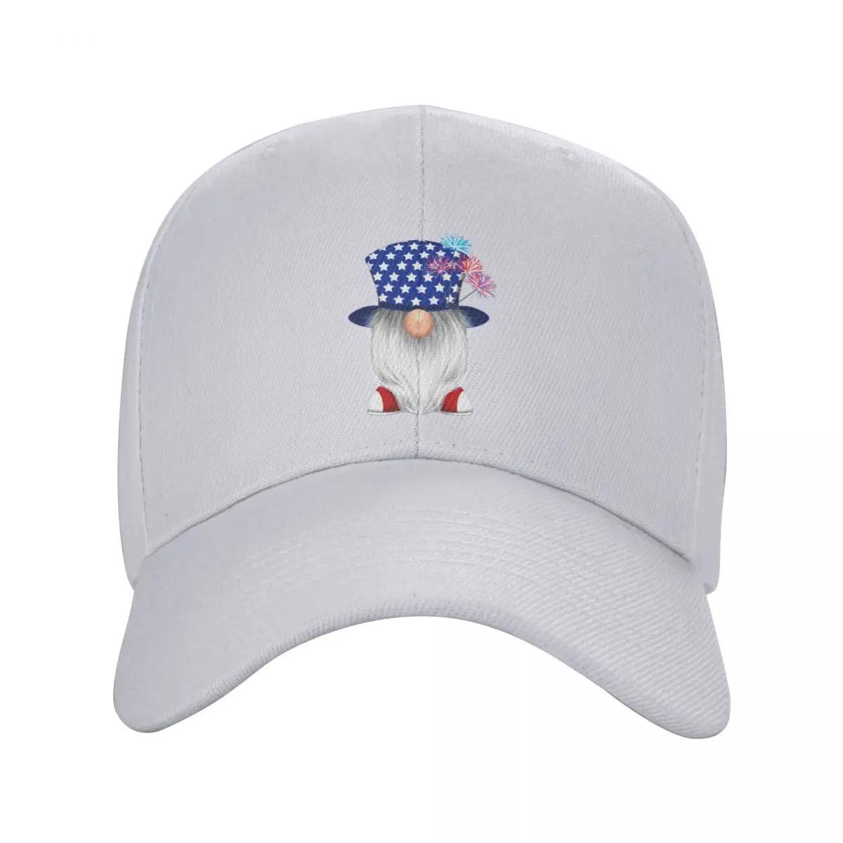 Uncle Sam Gnome Baseball Cap |-F-| Sunhat Sunscreen party Hat Boy Child Women's