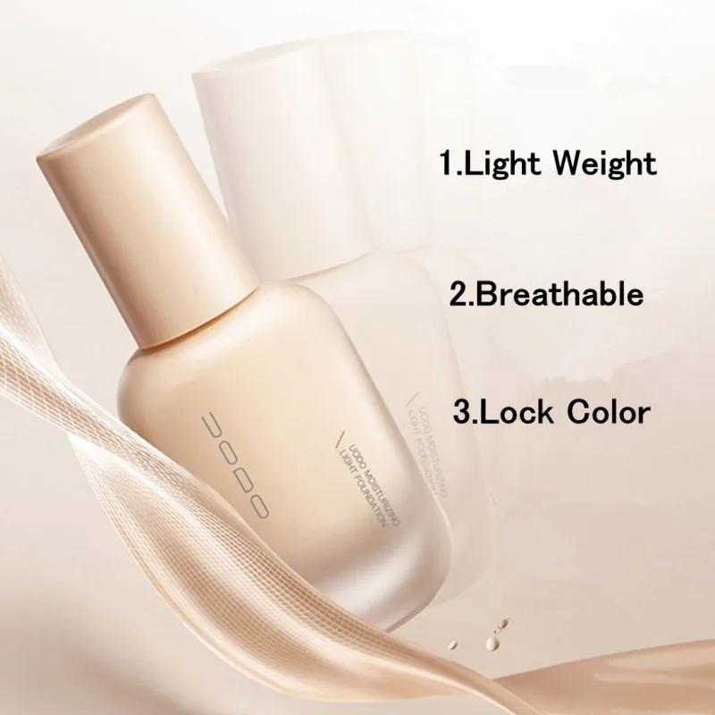 UODO Matte Face Make Up Liquid Foundation Primer Oil Control Hydrating Moisturizing Concealer Skin Care Long-lasting