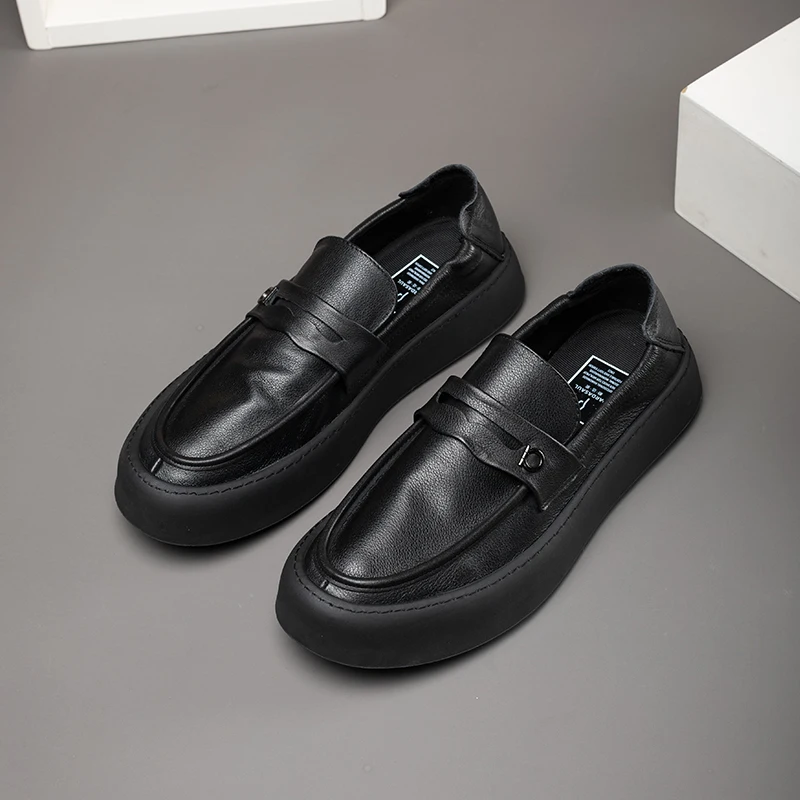 

Men's shoes, summer leisure loafers, British work leather shoes, driving special bean shoes, 230648