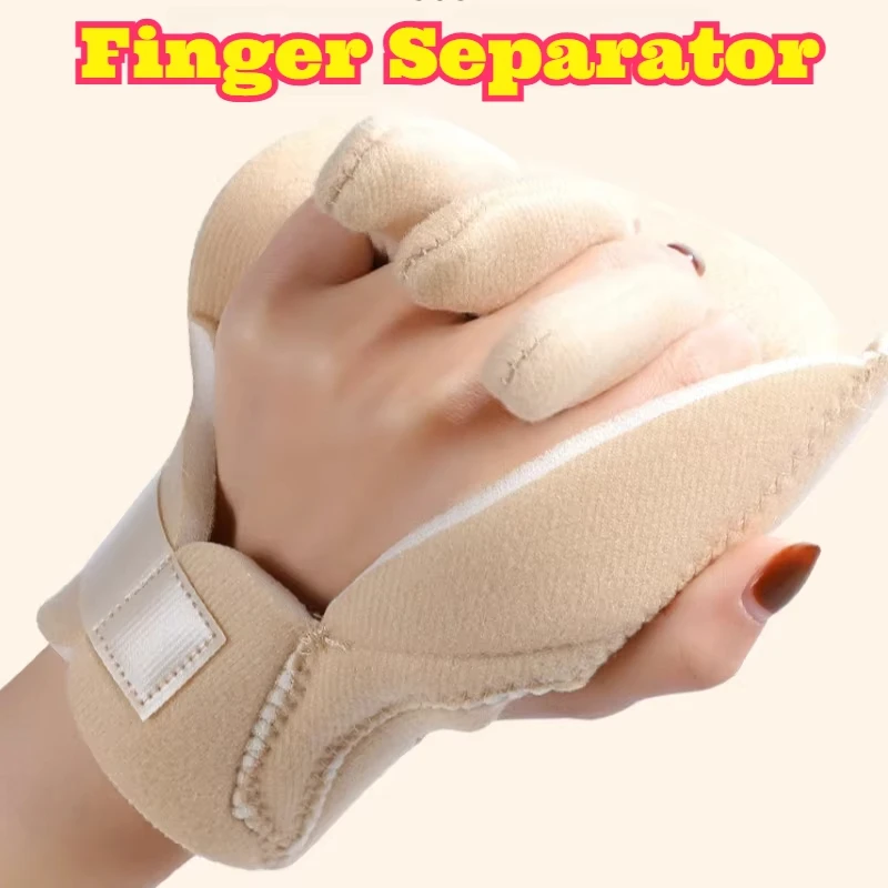 Model Built-in Finger Separator Hand Brace Support Orthopedic Wrist Rest Arthritis Tendonitis Rehabilitation Hand Pad