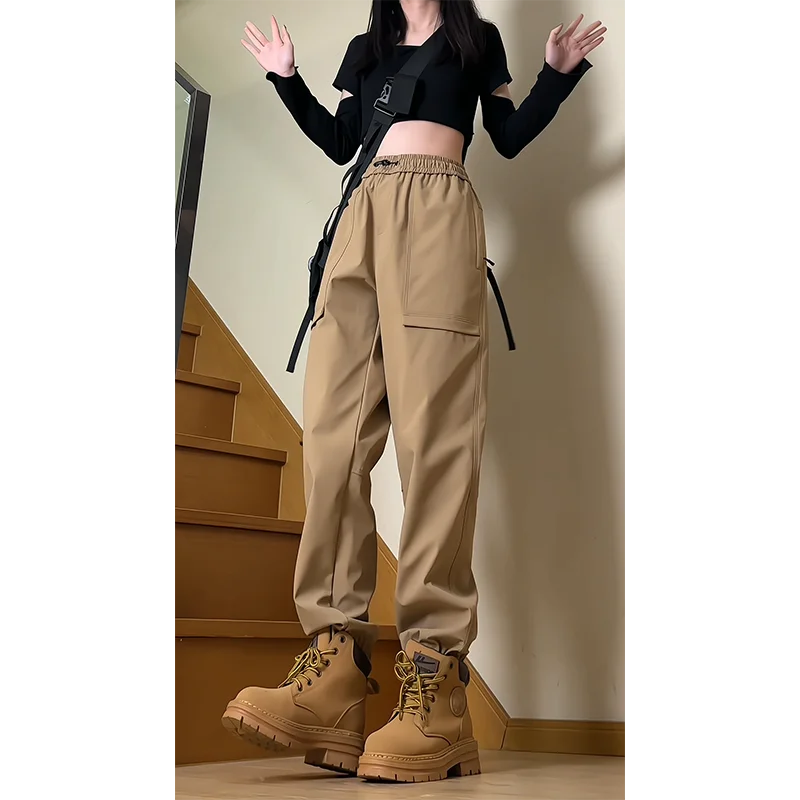 

Мужские флисовые комбинезоны, свободные брюки, повседневные весенние ветрозащитные брюки, непромокаемые уличные ботинки martin, большие размеры, рабочая одежда, спортивные штаны