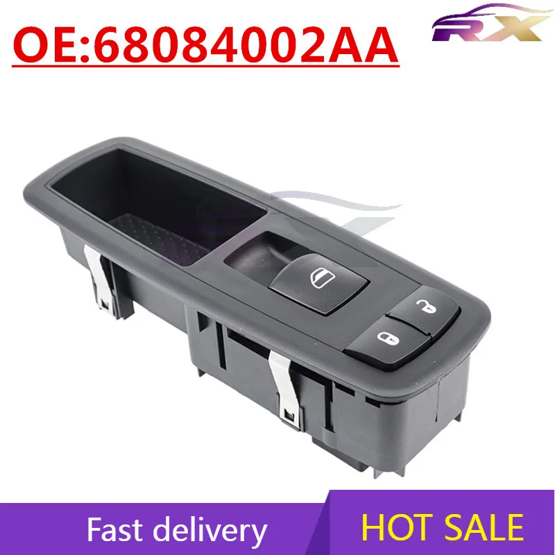 

OEM:68084002AA Suitable for Dodge Chrysler without auto 8-pin green light automotive power window glass lift switch