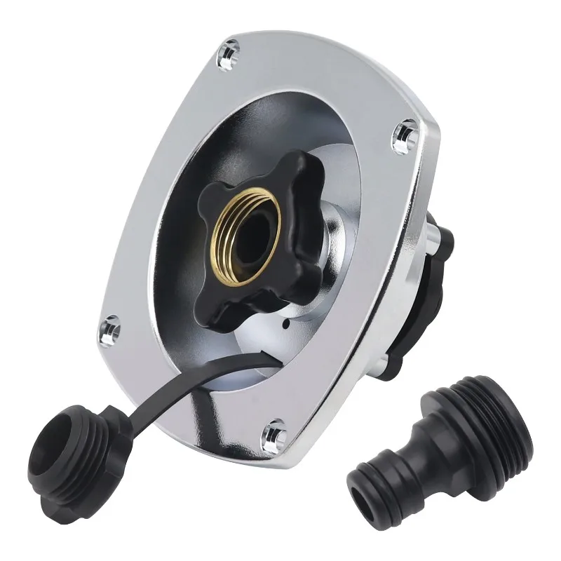 

RV Water Inlet& Outlet Check Valve Connection Adapter For Trailer For Trailer Car Boat RV