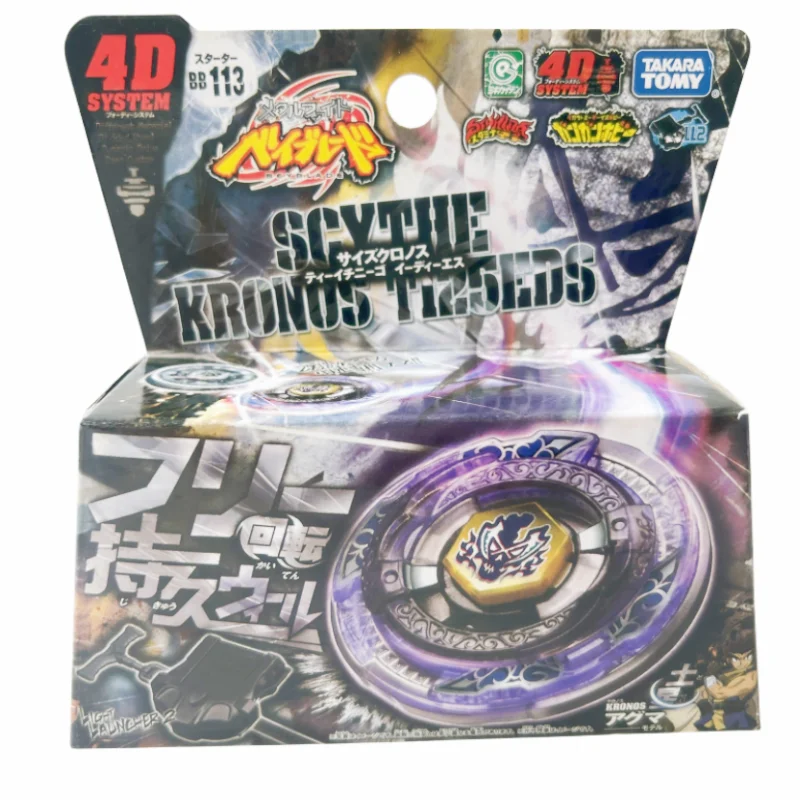 

Takara Tomy Beyblade Metal Battle Fusion Top BB113 SCYTHE KRONOS T125EDS 4D с лазерной пусковой установкой