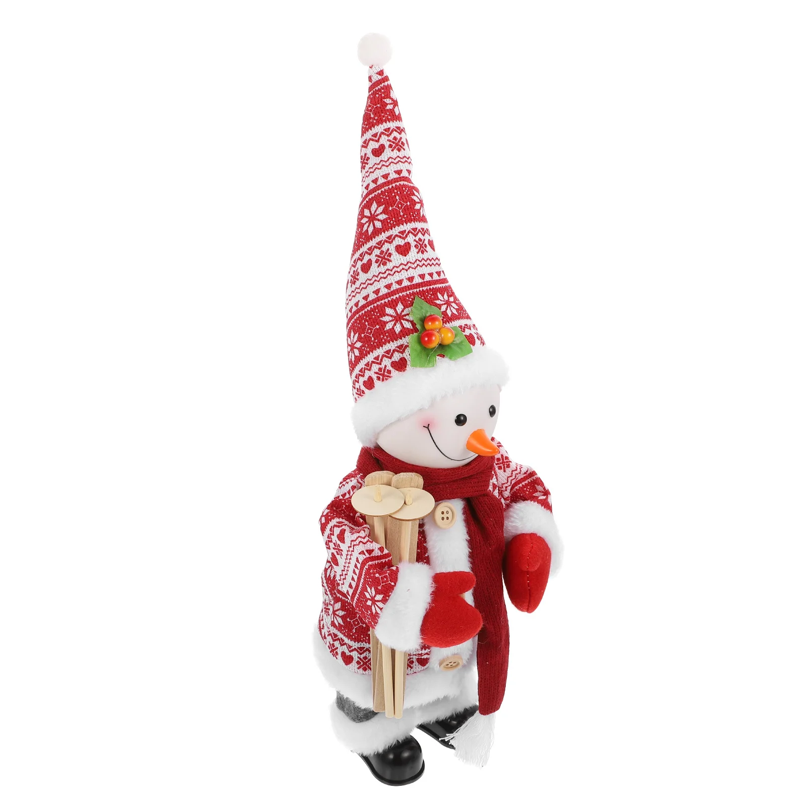 

Dancing Snowman Home Decor Christmas Ornament Music Adornment Lightweight Compact Easy Carry Strong Tear Break Resistance