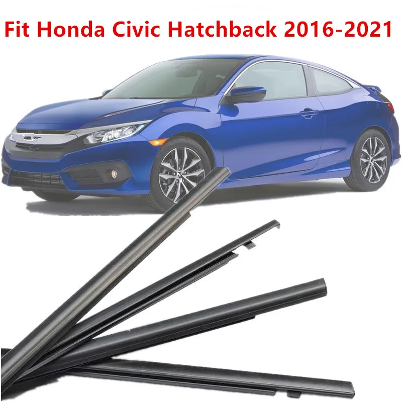 

4 шт., уплотнительная лента для автомобиля Honda Civic Hatchback 2016 2017 2018 2019 2020 2021