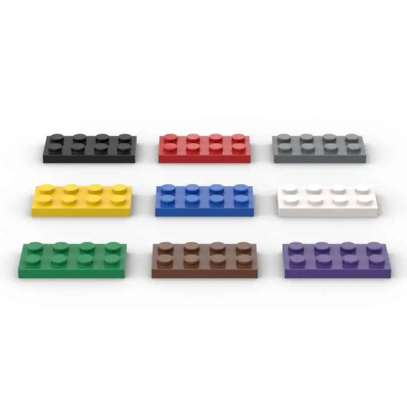 

MOC 10PCS 3020 2x4 Plate Building Blocks Kit High-Tech Board Light Panel Bricks Particle Idea Toys Children Birthday Kid Gifts