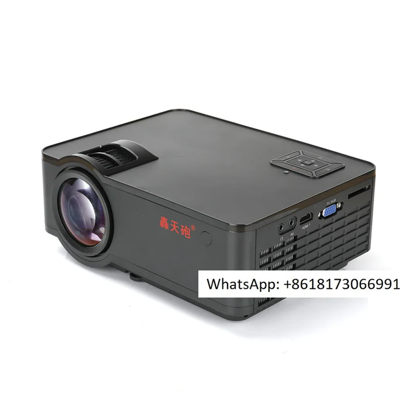 Bombing Cannon T6 New LED Home HD Projector Home Cinema Supports 1080P