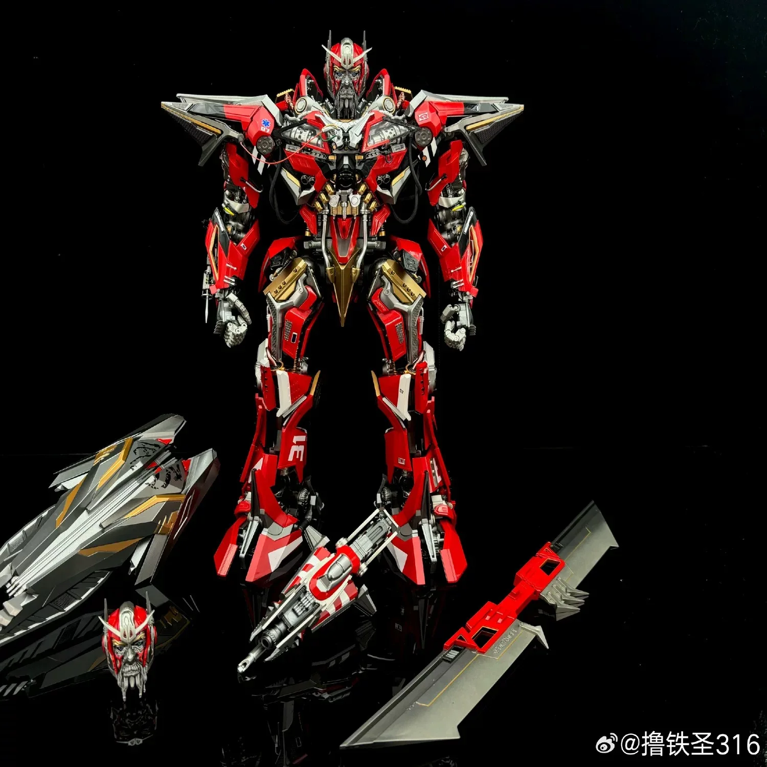 ของเล่นแปลงร่าง SP-316 SP316 เซนติเนล ไพรม์ โปรเพอร์ชั่น ค.โอ. ซีรีส์ภาพยนตร์ อะไหล่โลหะผสม ฟิกเกอร์แอคชั่น ของตกแต่งโต๊ะทำงาน ของเล่น ของขวัญ