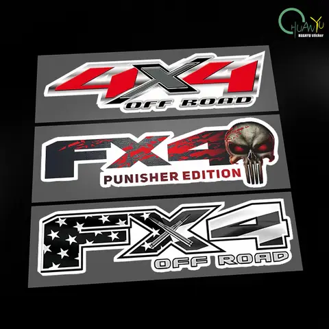 New F-150 New Raptor RAPTOR Car Decal Pull F150 Cargo Box 4X4 FX4 Decoration Modification Car Sticker