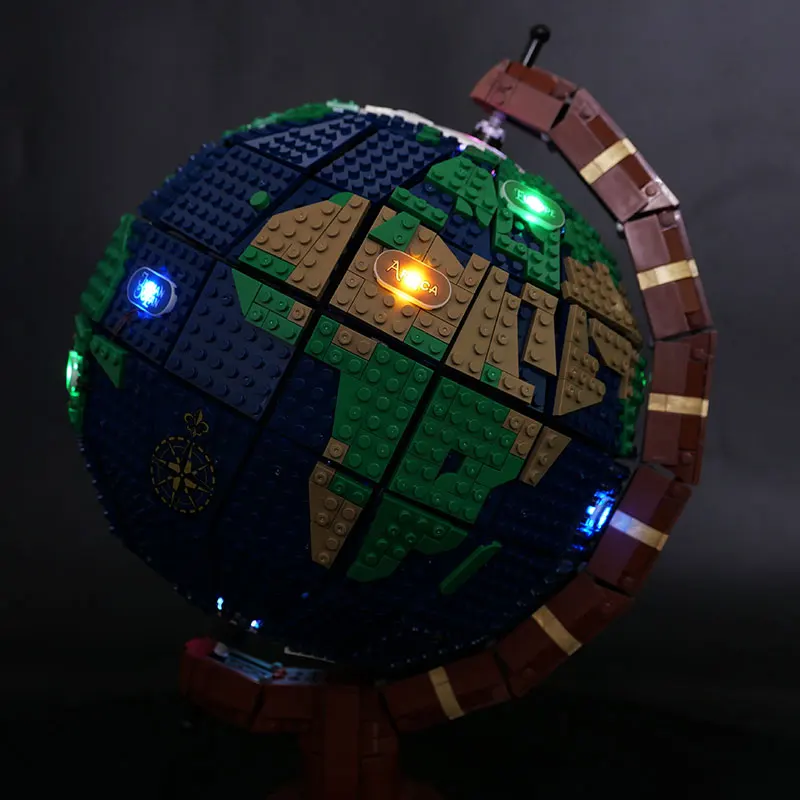 LED Light Kit For LEGO 21332 The Globe compatible 1332 Lamp Ideas DIY Gift (Not Include Building Blocks Bricks Kits Sets Model)