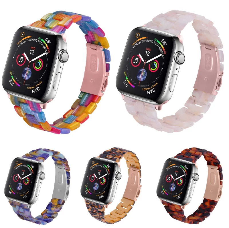 

Ремешок резиновый для apple watch band 44 40 42 38 мм, прозрачный браслет для iwatch 6 se series 5 4 3 2