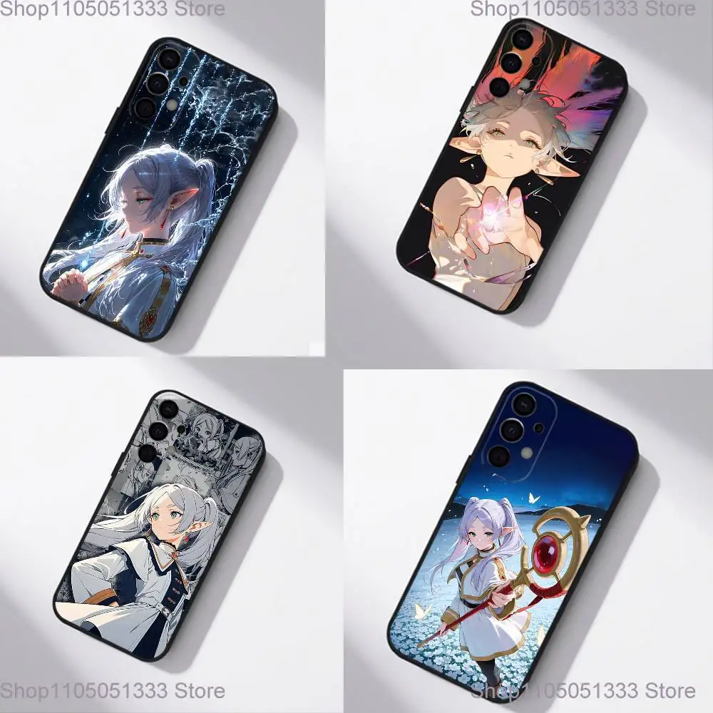 

Frieren Sousou No F-Frieren Phone Case For Samsung S25,S24,S21,S22,S23,S30,Ultra,S20,Plus,Fe,Lite,5G Black Cover