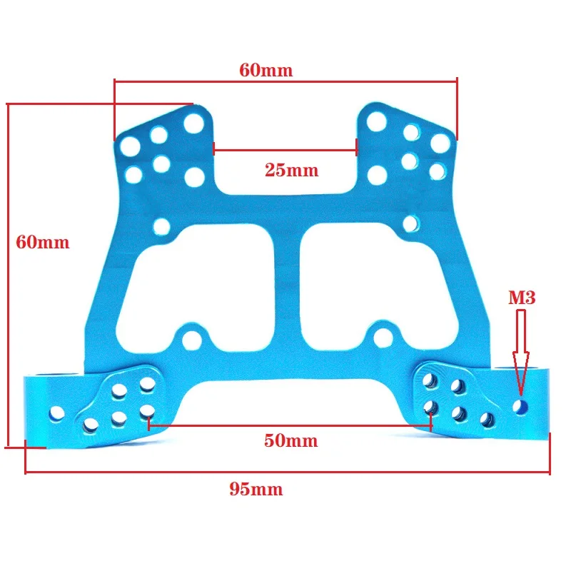 RC 188022(108022 /08012 ) Aluminum Aolly Front / Rear Shock Tower For 1/10 HSP 94108 94188 94111 Monster Truck Upgrade Parts